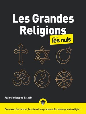 cover image of Les grandes religions Pour les Nuls, 2e édition